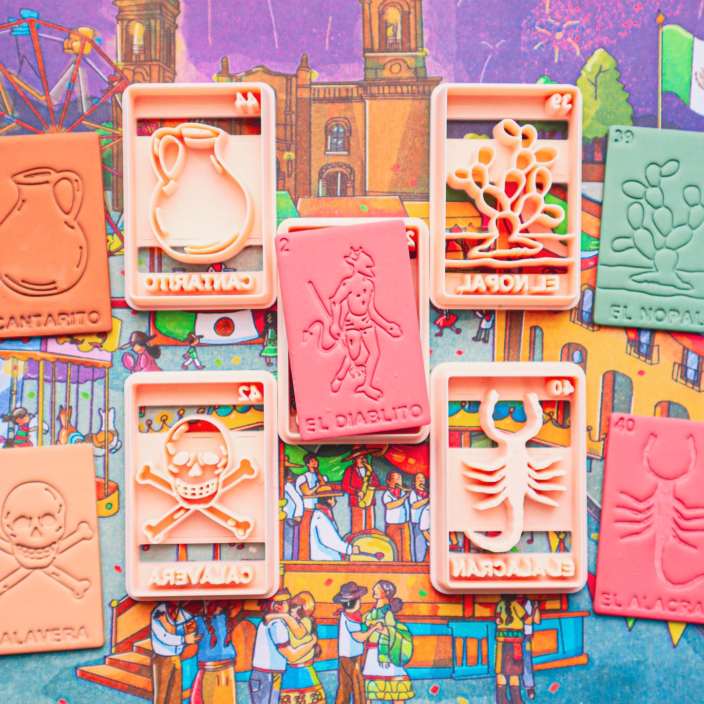 Mexican Lottery Clay Cutter