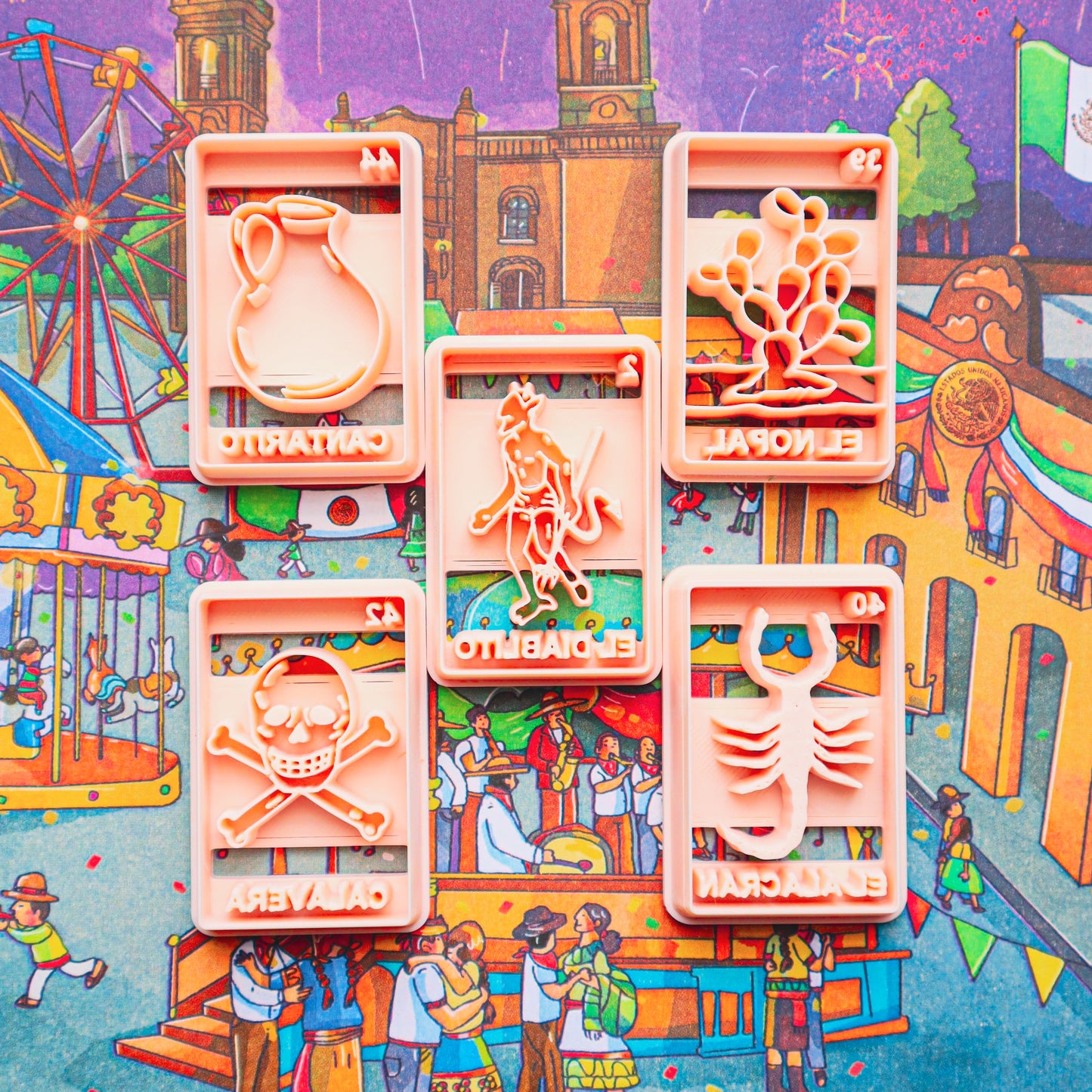 Mexican Lottery Clay Cutter