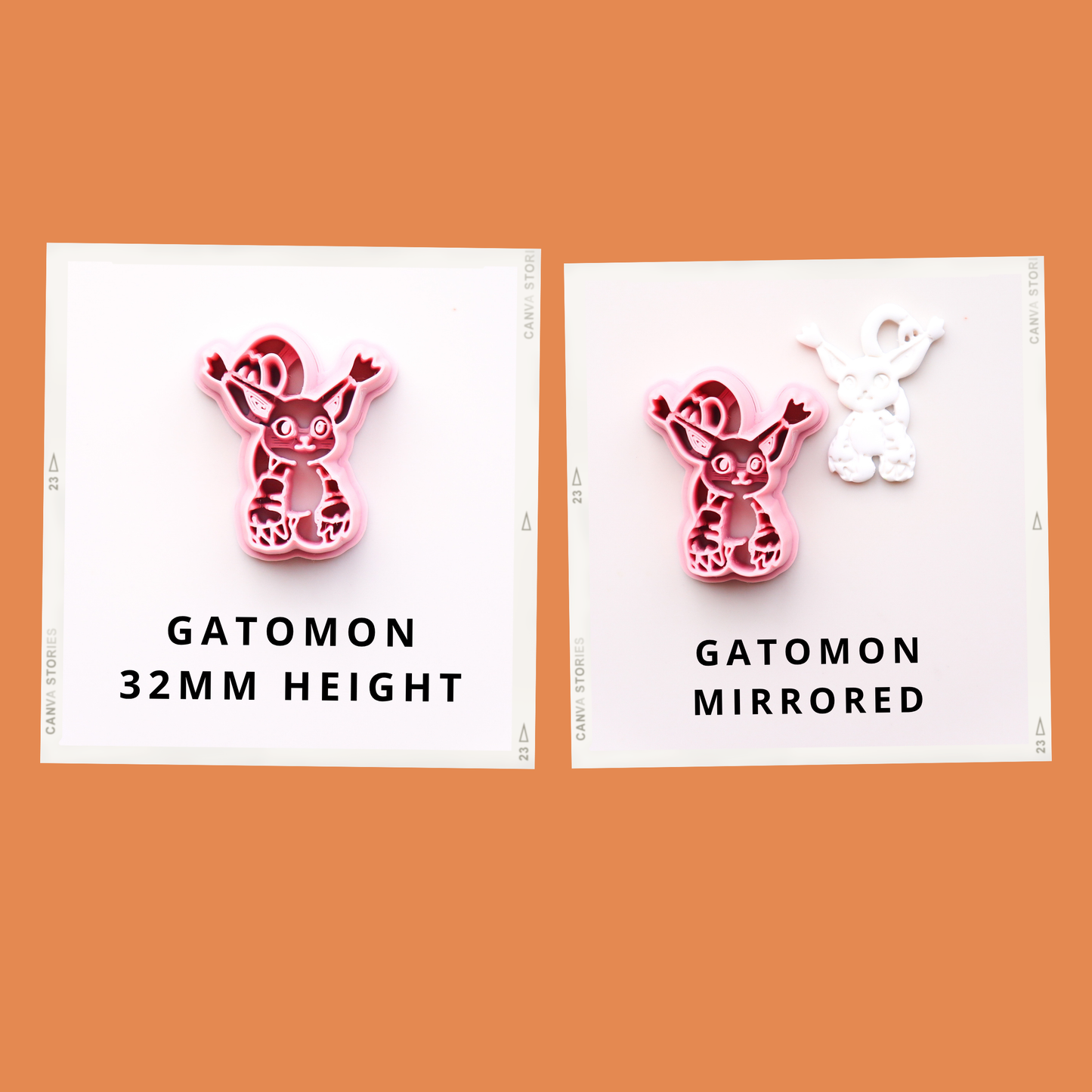 Pokemon polymer clay cutter