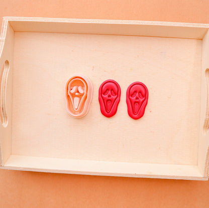 Scream Mask Clay Cutter