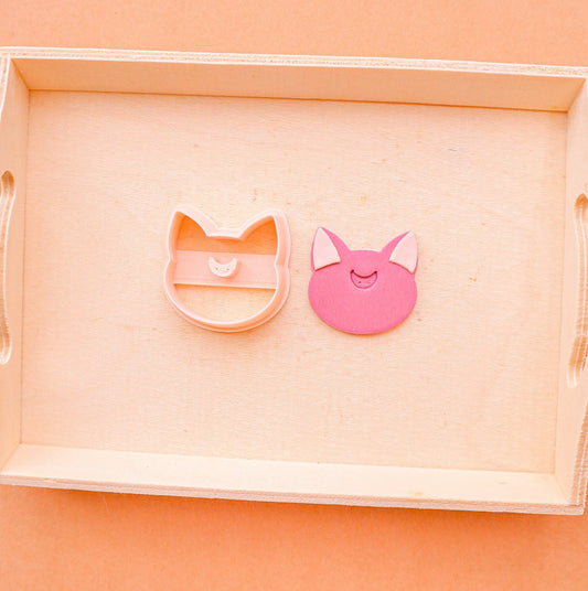 Luna Kitty Polymer Clay Cutter