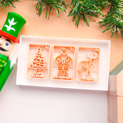 Christmas Lottery Cards Polymer Clay Cutters
