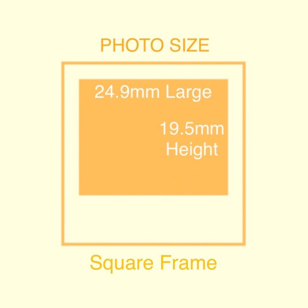 Polaroid Frame Clay Cutter, Polaroid photo cutter, Polaroid Earrings, Polymer Clay Earrings