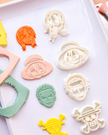 One Piece Anime Polymer Clay Cutters, Character Jewelry Making Tools