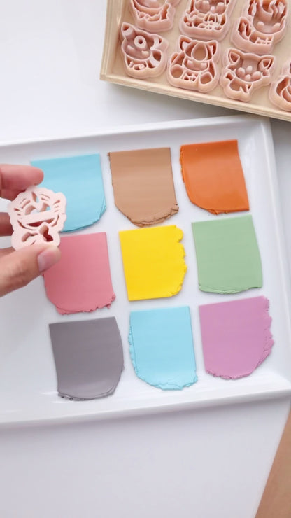 Eeveelutions Polymer Clay Cutters